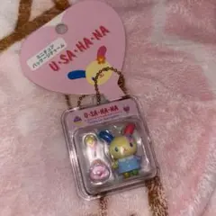 サンリオ　ミニチュアトイ　パッケージチャーム　ウサハナ　うさはな　ストラップ