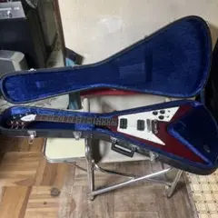 Greco グレコ Tusk フライングV GTV-60変形ギター 国産 1984 Greco Japan GTV-60 TUSK Flying V Purple Burst – Deep