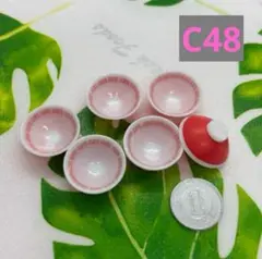 【C48】樹脂粘土・ミニチュア食器・らーめんどんぶり 6個