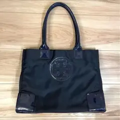 TORYBURCH トリーバーチ　ナイロントートバッグ　ネイビー