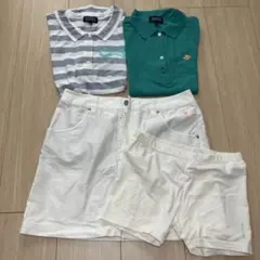 PEARLY GATES ポロシャツ2枚とショートパンツ（スパッツ付き）