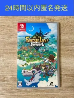 【24時間以内匿名発送】ファンタジーライフ　Switchソフト