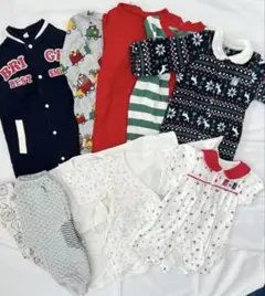 子供服　まとめ売り　男の子　ロンパース 50～80