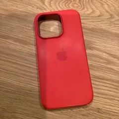 Apple シリコンケース レッド iPhone 14 Pro 用