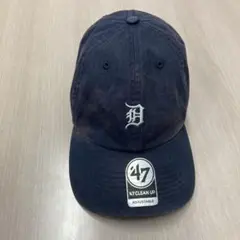 47 CLEAN UP Dロゴ ネイビーキャップ