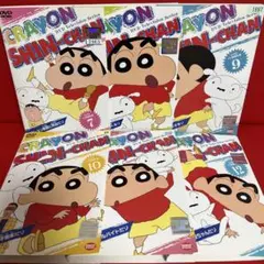 クレヨンしんちゃん　DVD　TV版傑作選　7巻〜12巻　6枚セット　14