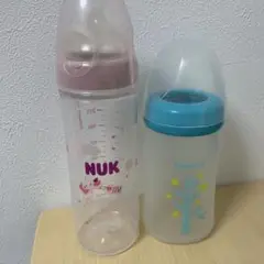 NUK & Pigeon 哺乳瓶 2本セット