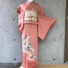 【蘇州刺繍】正絹 上質な訪問着 松梅桜他 袷