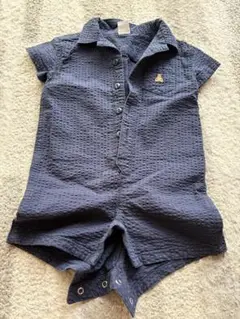 babyGAPネイビー 半袖ロンパース