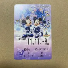 ディズニーフリーきっぷ　2011クリスマス