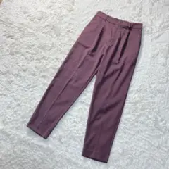 ★ナノユニバース　ストレッチテーパードパンツ　スラックス　オフィスカジュアル　M