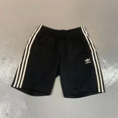 Lサイズ adidas アディダス ショートパンツ　ブラック　トレフォイル