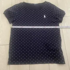 Ralph Lauren ネイビー ドット柄 Tシャツ M