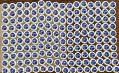 ペットボトルキャップ160個　 青白色