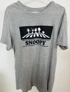 美品⭐︎値下げ！スヌーピー Tシャツ LLグレー Peanuts アビーロード
