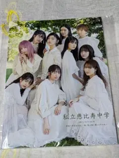 【匿名配送】私立恵比寿中学　えびちゅう　公式パンフレットvol.18