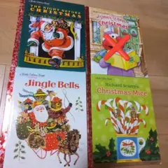 クリスマス英語絵本4冊セット 洋書 リチャードスキャリーなど 読み聞かせ