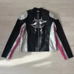 PINKSPINK オーバーサイズパイソンジャケット 美品】 PINKSPINK オーバーサイズパイソンジャケット M