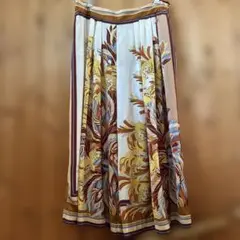 ZARA BASIC プリント ワイドパンツ