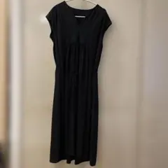 ROPEブラックノースリーブワンピース38