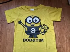 ミニオン ボブ Tシャツ 黄色 BOB&TIM　120cm