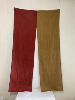 【新品】赤と黄褐色ののれん 和風