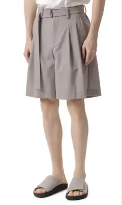 ATTACHMENT WASHABLE TROPICALBELTEDSHORTS