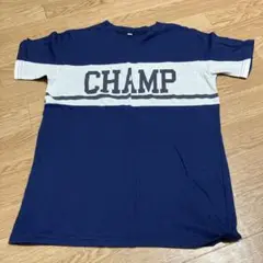 CHAMP プリント Tシャツ 160サイズ ネイビー