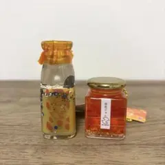 満月珈琲店 空色ジャム 牛乳瓶 オイルチャーム ２点セット