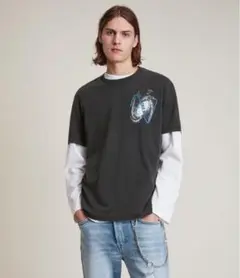 ALL SAINTS Intergala Crew T-Shirt