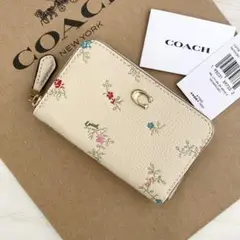 定価1.7万円 新品 COACH コーチ コインケース 小銭入れ 花柄