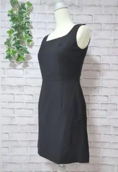 【KUMIKYKU】レディース　ノースリーブワンピース　黒