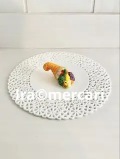 コルヌコピア　フェーブ　王様のごちそう　フェーヴ　フルーツ　ミニチュア　陶器