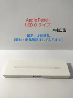 【新品・未使用】Applepencil USB-C タイプ