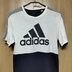 adidas カラーブロック Tシャツ