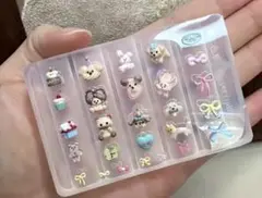 匿名配送☆ハンドメイド用シリコンモールド☆スィーツ♡アニマル♡リボンネイル型