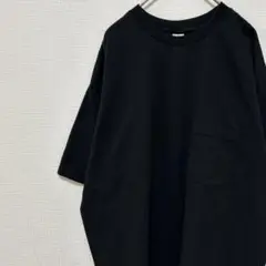GAP シングルステッチ USA製 無地 ポケット 黒 古着