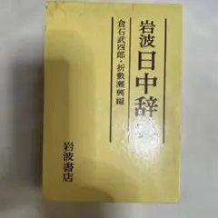 岩波日中辞典