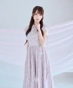ロゼミューズ　pleats floral print dress ピンク 新品
