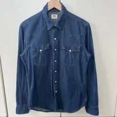 【Levi's】リーバイス ウエスタンデニムシャツ ブルー S