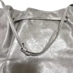 (新品未使用品)グレーカラー　トートバッグ　肩掛け