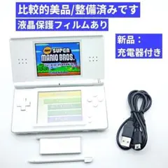 【比較的美品】Nintendo DS Lite クリスタルホワイト 本体 E29