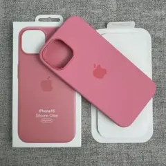 「新品未使用」iPhone 15 シリコンケース ピンク MagSafe対応