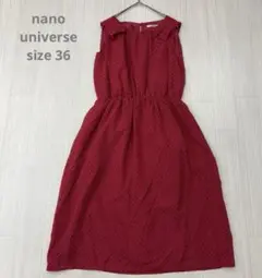 ■ nano universe ナノユニバース オケージョン ドレス ワンピース