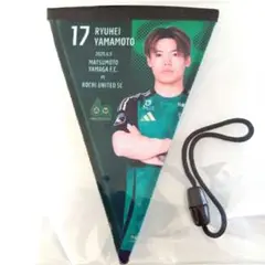 松本山雅 ハッピーくじ限定 マッチデーガーランド 17番 山本龍平選手 非売品