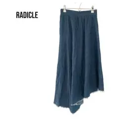 Radicleアシンメトリデニムスカート　カジュアル　ウエストゴム