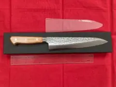 高村刃物 高村作 牛刀 210㎜ クロマックス鋼 槌目 未使用品