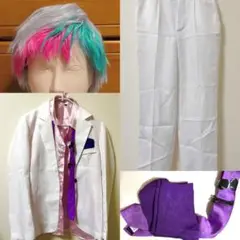 最終値下) ジョー・力一　コスプレ　ウィッグ　セット　にじさんじ ジョー・力一 コスプレ ウィッグ セット にじさんじ