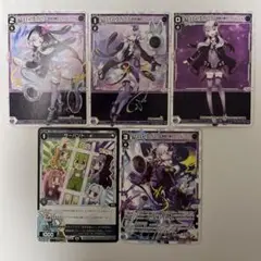 WIXOSS VOICE ACROSSコラボ　プロモ　5種各1枚　結月ゆかり