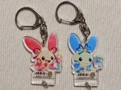 ✱JR推し旅『JR東海ｘポケモンカフェ』つながるアクリルチャーム【２点セット】